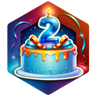 Second Birthday Badge